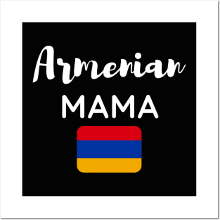 Armenian Mama with a Flag Posters and Art